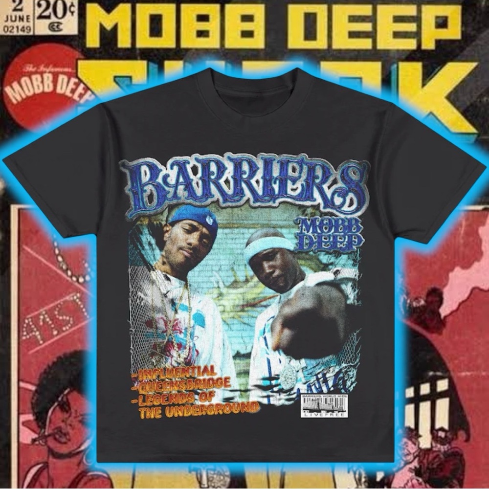 🆕 Barriers x Mobb Deep "Legends" Infinite tee